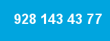 928 143 43 77 928 143 43 77